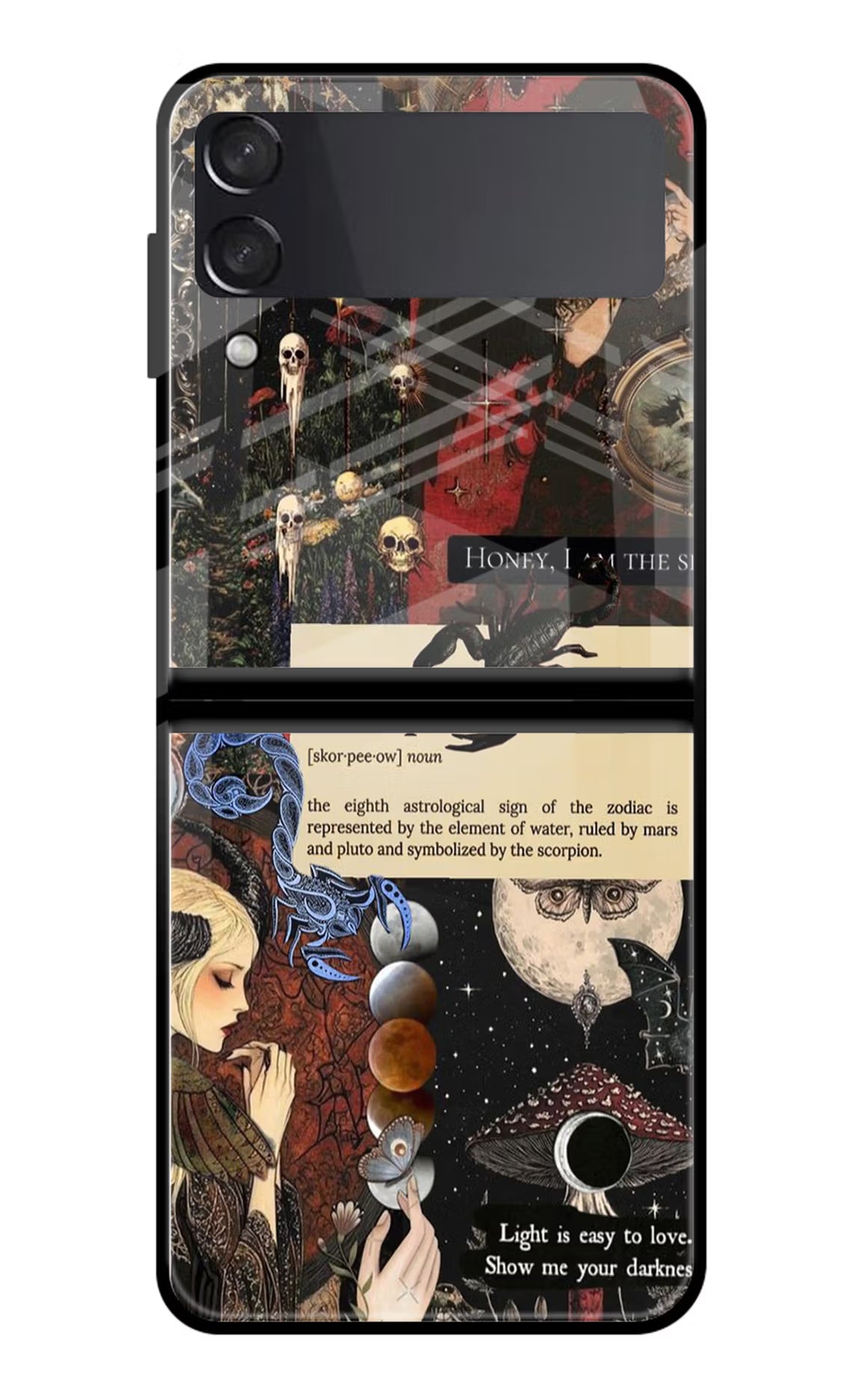 Scorpio Zodiac Samsung Galaxy Z Flip3 Glass Case