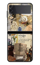Virgo Zodiac Samsung Galaxy Z Flip3 Glass Case