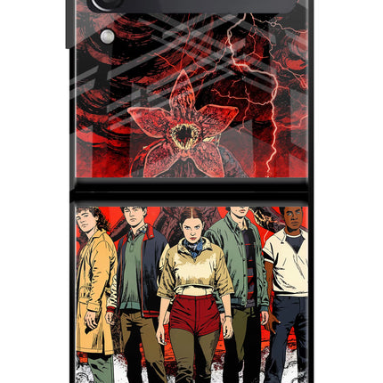 Ordinary Things Characters Samsung Galaxy Z Flip3 Glass Case