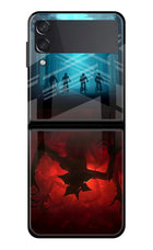 Ordinary Things Downside Up Samsung Galaxy Z Flip3 Glass Case