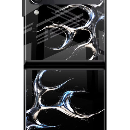 Chrome Tribal Samsung Galaxy Z Flip3 Glass Case