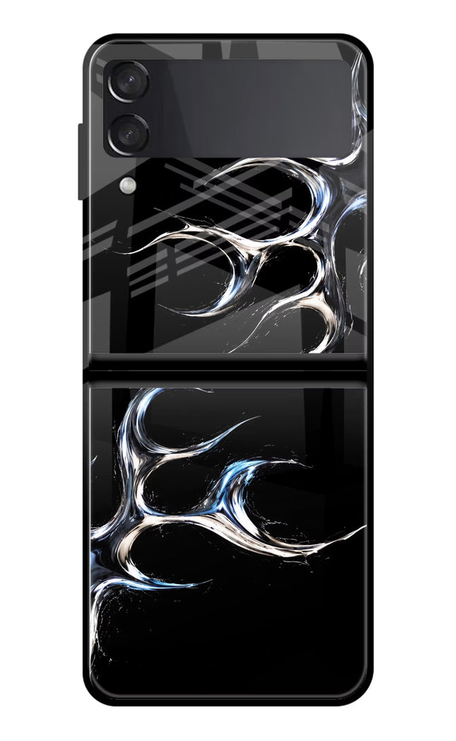 Chrome Tribal Samsung Galaxy Z Flip3 Glass Case