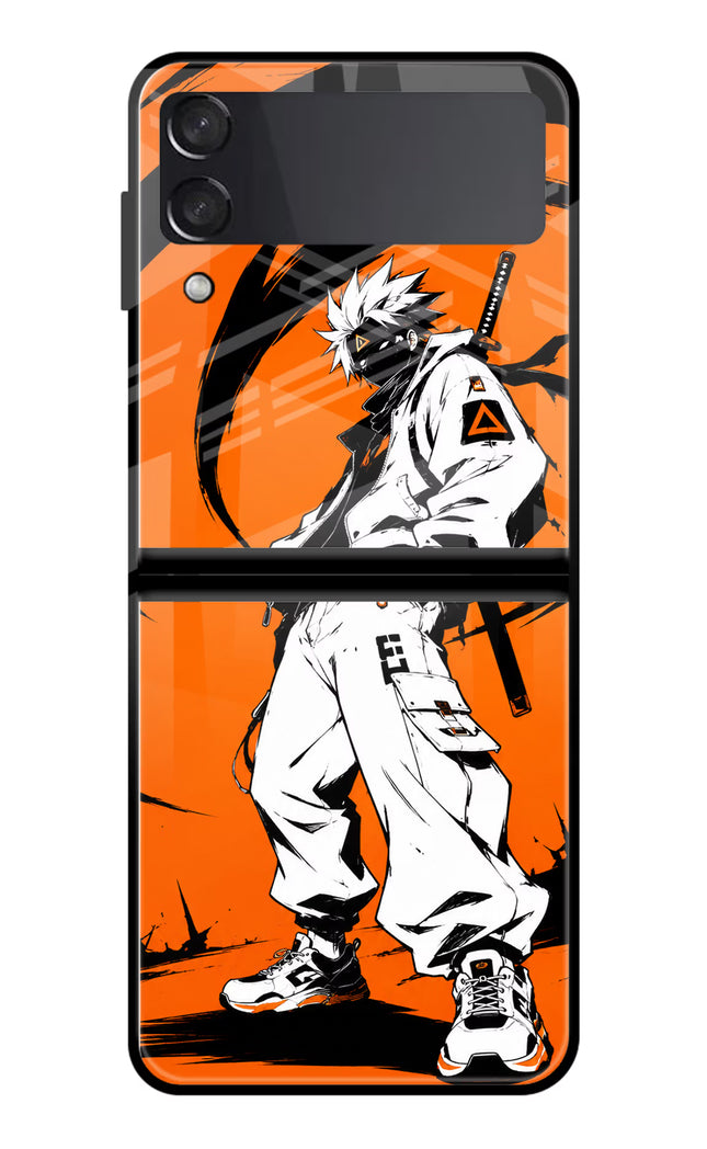 Street Samurai  Samsung Galaxy Z Flip3 Glass Case