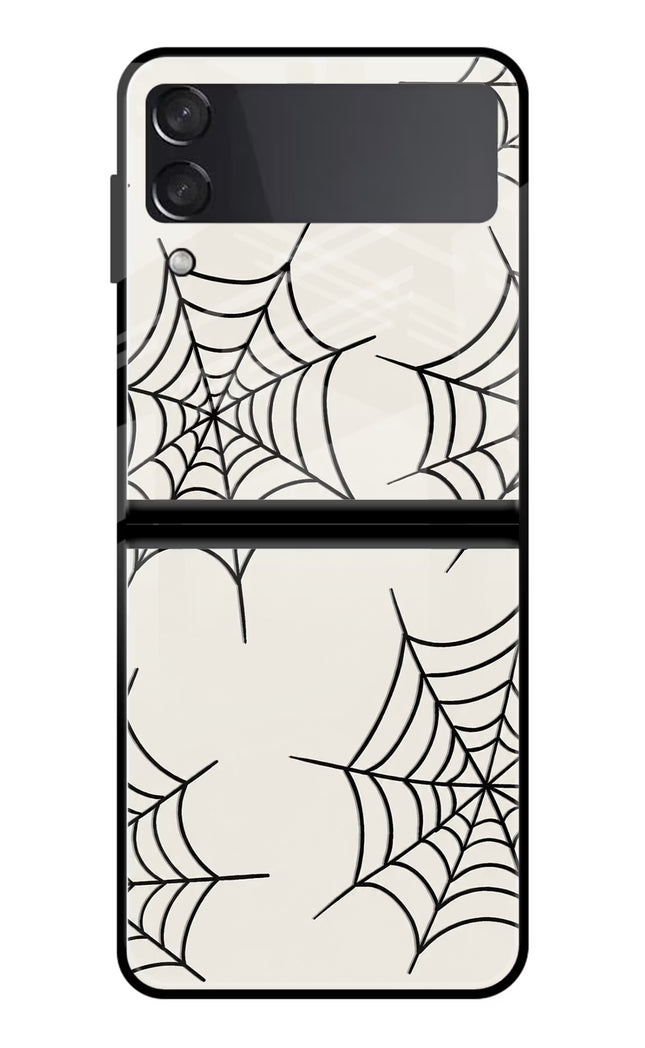 Spider Web Samsung Galaxy Z Flip3 Glass Case