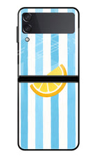 Summer Lemon Samsung Galaxy Z Flip3 Glass Case