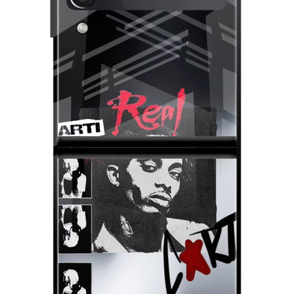 Playboi Carti Samsung Galaxy Z Flip3 Glass Case