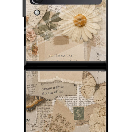 Vintage case Samsung Galaxy Z Flip3 Glass Case