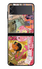 Funkover Samsung Galaxy Z Flip3 Glass Case
