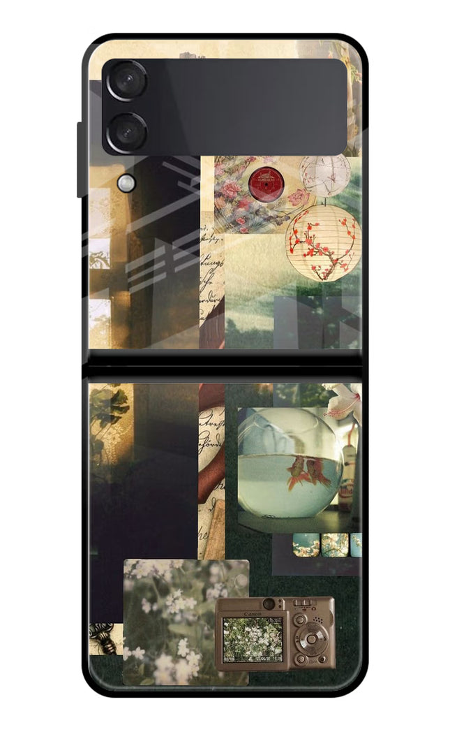 Summer Samsung Galaxy Z Flip3 Glass Case