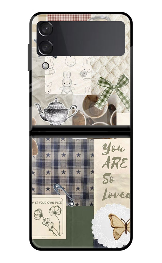 Cookie Samsung Galaxy Z Flip3 Glass Case