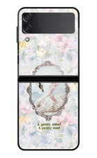Pretty Mind Pretty Soul Samsung Galaxy Z Flip3 Glass Case