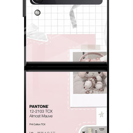 Pantone Asthetic Samsung Galaxy Z Flip3 Glass Case