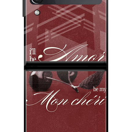 Velvet Cherry Samsung Galaxy Z Flip3 Glass Case
