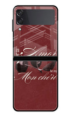 Velvet Cherry Samsung Galaxy Z Flip3 Glass Case