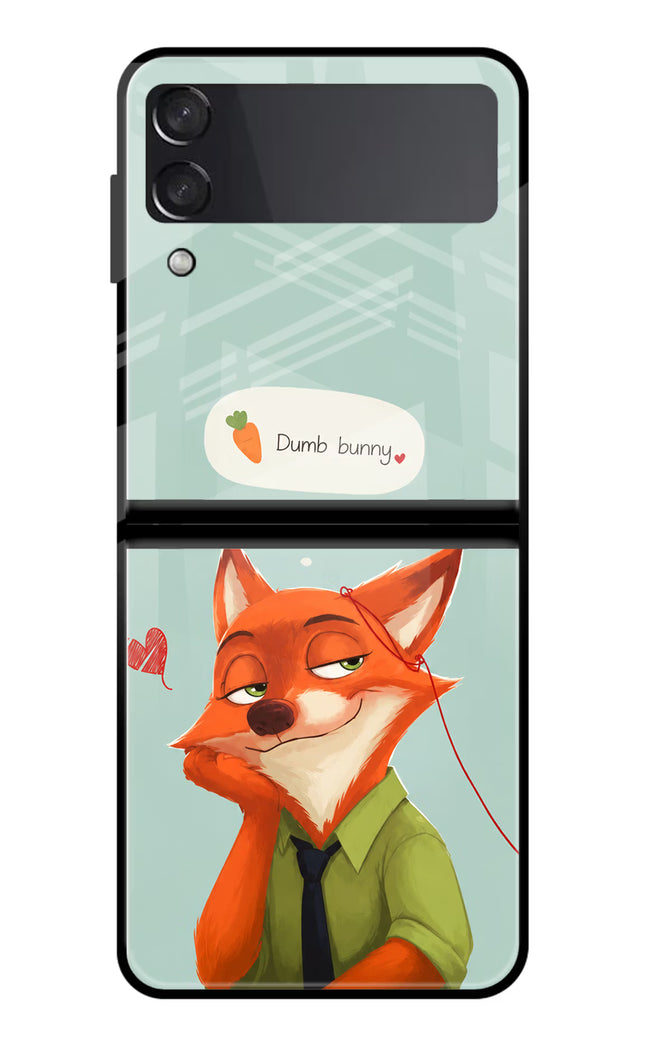 Nick Charm Samsung Galaxy Z Flip3 Glass Case