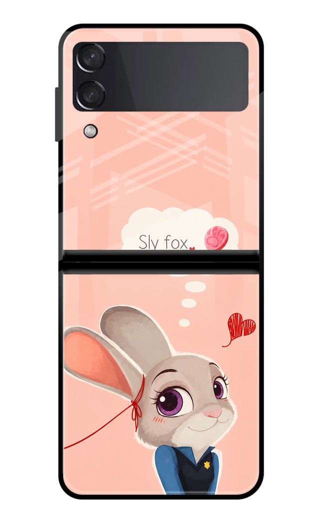 Judy Charm Samsung Galaxy Z Flip3 Glass Case