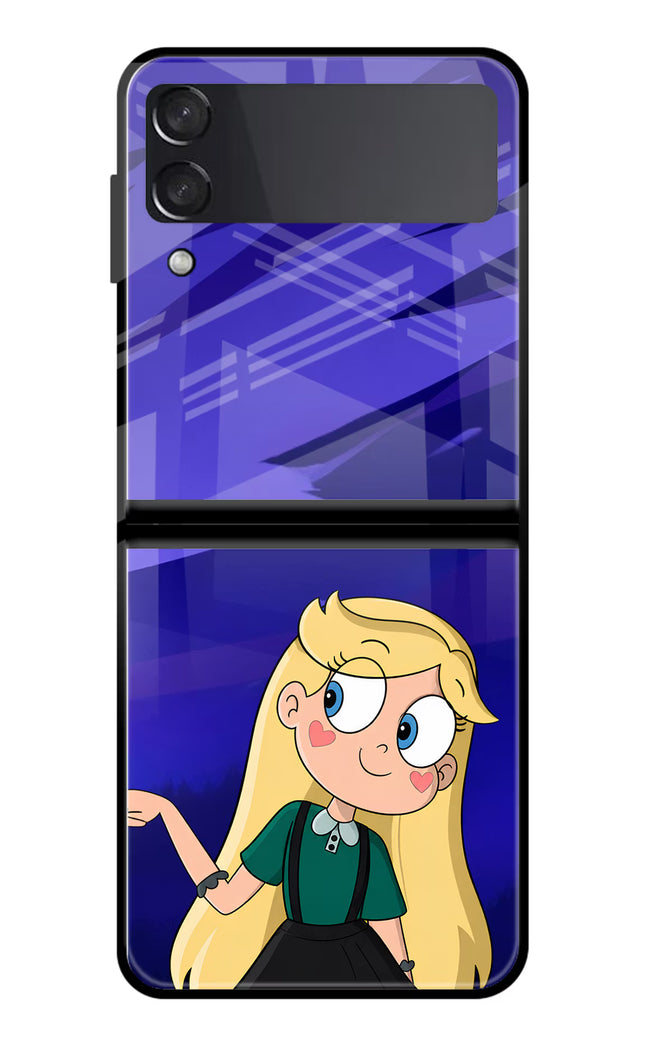 Star Glow Samsung Galaxy Z Flip3 Glass Case