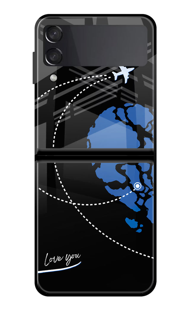 Love Orbit Samsung Galaxy Z Flip3 Glass Case