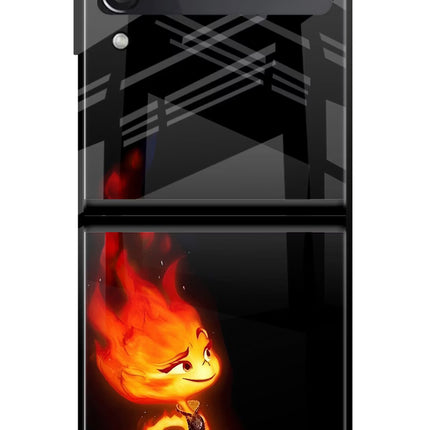 Ember Flame Samsung Galaxy Z Flip3 Glass Case