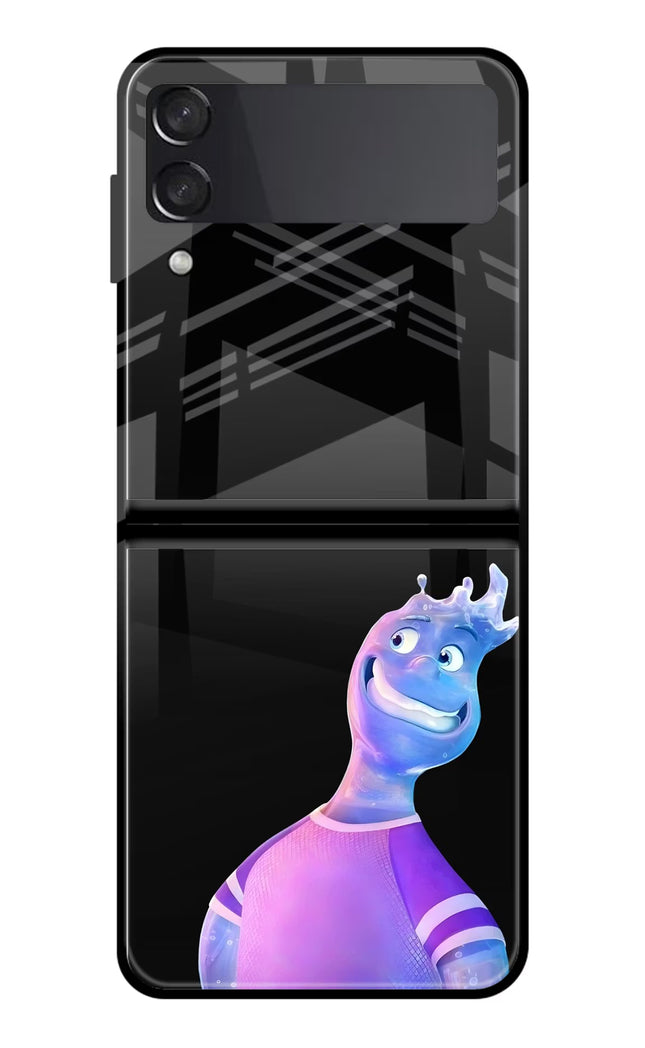 Wade Wave Samsung Galaxy Z Flip3 Glass Case