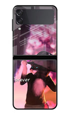 Forever Cat Samsung Galaxy Z Flip3 Glass Case