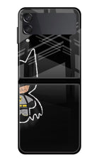 Bat Kitty Samsung Galaxy Z Flip3 Glass Case