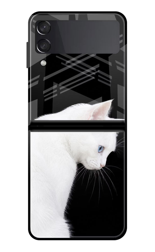 Snow Gaze Samsung Galaxy Z Flip3 Glass Case