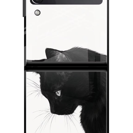 Shadow Gaze Samsung Galaxy Z Flip3 Glass Case