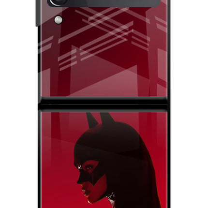 Night Thief Samsung Galaxy Z Flip3 Glass Case