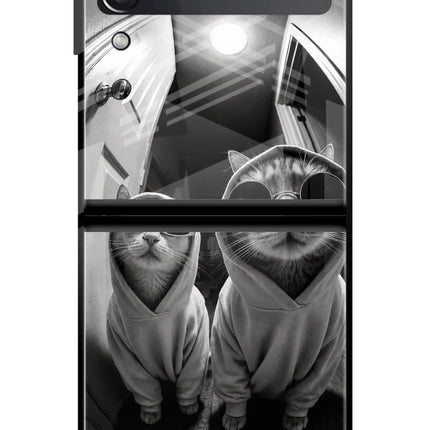 Hood Cats Samsung Galaxy Z Flip3 Glass Case