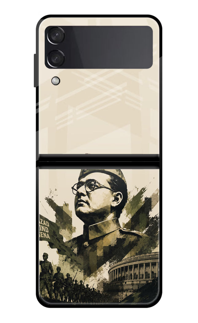 Netaji Rising Samsung Galaxy Z Flip3 Glass Case