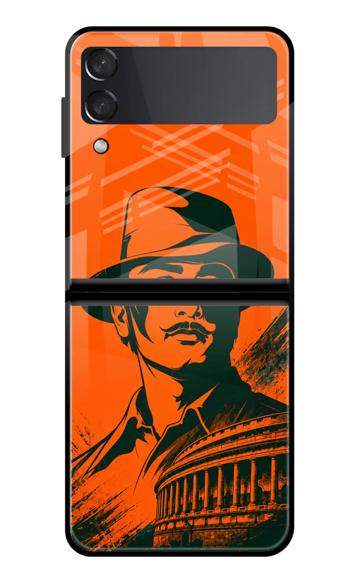 Bhagat Singh Legacy Samsung Galaxy Z Flip3 Glass Case