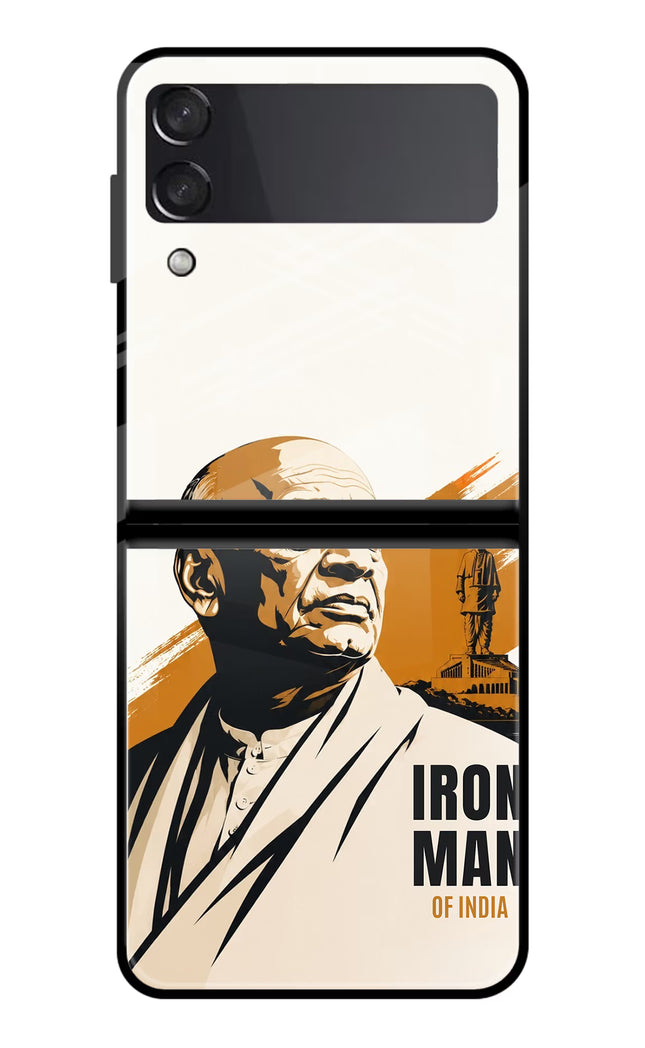 Chandrashekhar Azad Fearless Samsung Galaxy Z Flip3 Glass Case