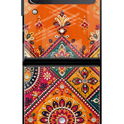 Kutch Glow Samsung Galaxy Z Flip3 Glass Case