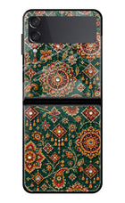 Green Pataka Samsung Galaxy Z Flip3 Glass Case