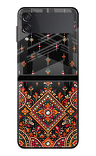 Noir Mehfil Samsung Galaxy Z Flip3 Glass Case
