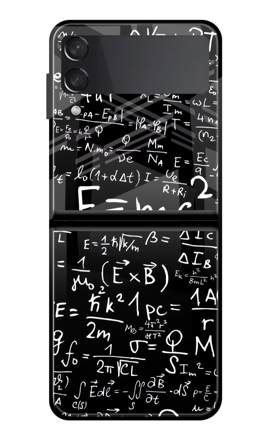 Physics Formula Samsung Galaxy Z Flip4 Glass Case Back Cover by Casekaro