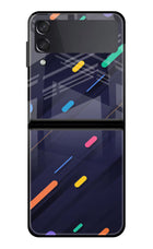 Abstract Design Samsung Galaxy Z Flip4 Glass Case