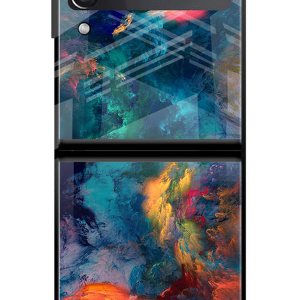 Artwork Paint Samsung Galaxy Z Flip4 Glass Case