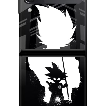 Goku Shadow Samsung Galaxy Z Flip4 Glass Case
