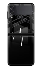 Heart Beats Samsung Galaxy Z Flip4 Glass Case