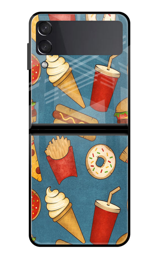 Foodie Samsung Galaxy Z Flip4 Glass Case