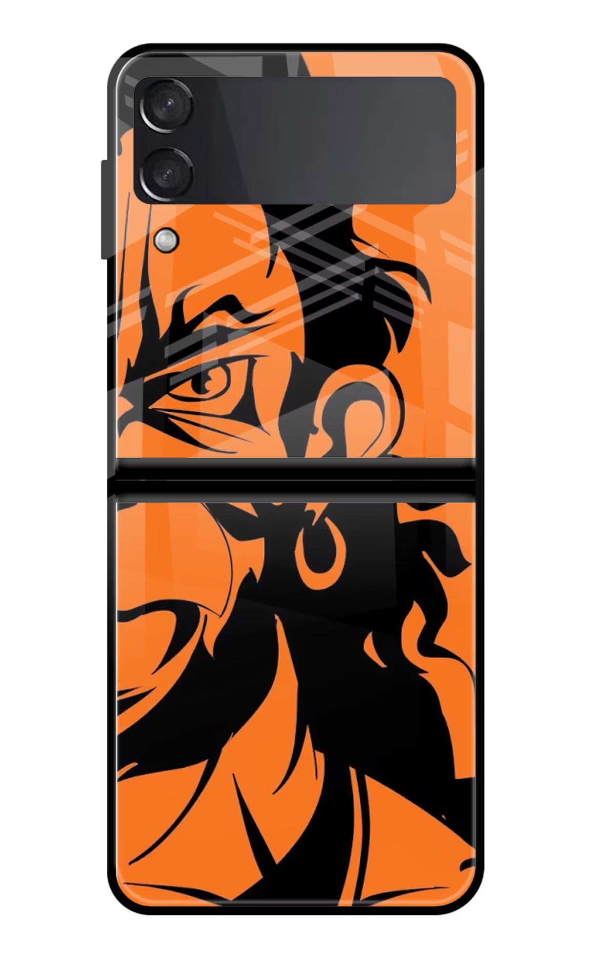 Hanuman Samsung Galaxy Z Flip4 Glass Case Back Cover by Casekaro