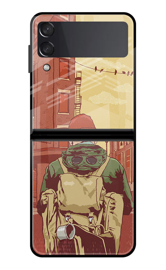 Adventurous Samsung Galaxy Z Flip4 Glass Case