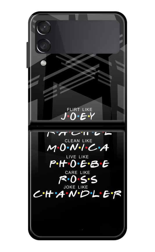 FRIENDS Character Samsung Galaxy Z Flip4 Glass Case