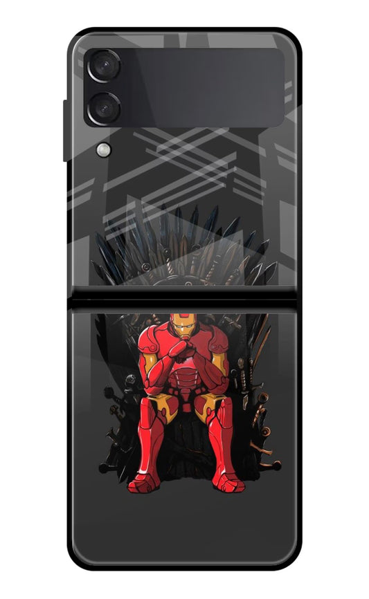 Ironman Throne Samsung Galaxy Z Flip4 Glass Case