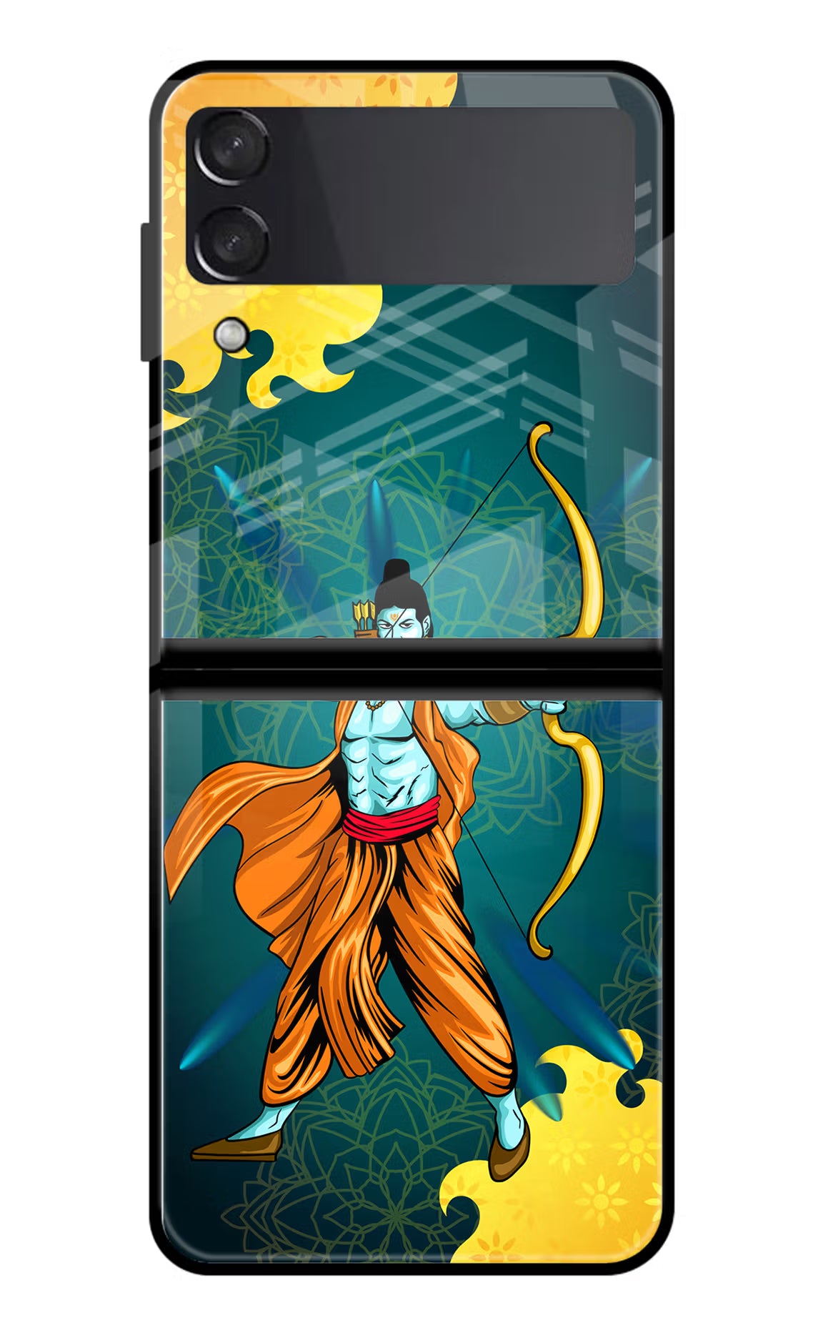 Lord Ram - 6 Samsung Galaxy Z Flip4 Glass Case