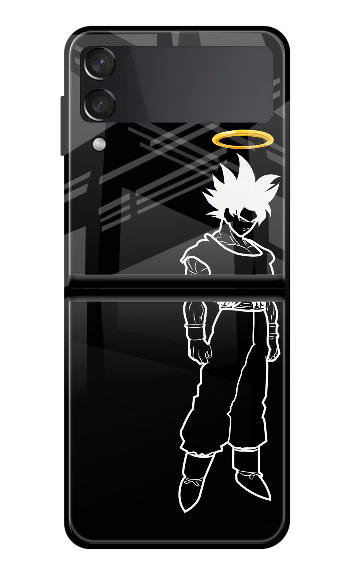 DBS Character Samsung Galaxy Z Flip4 Glass Case Back Cover by Casekaro