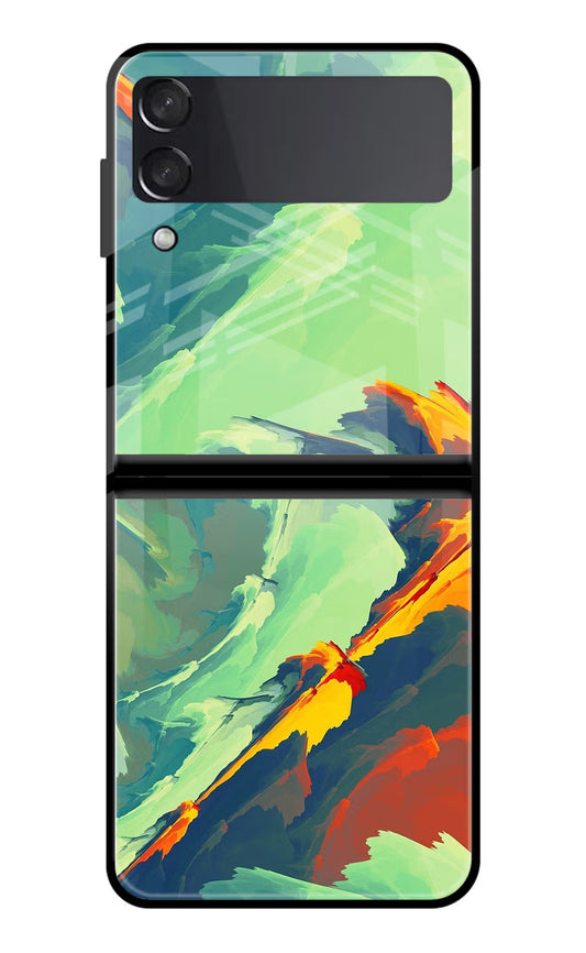 Paint Art Samsung Galaxy Z Flip4 Glass Case