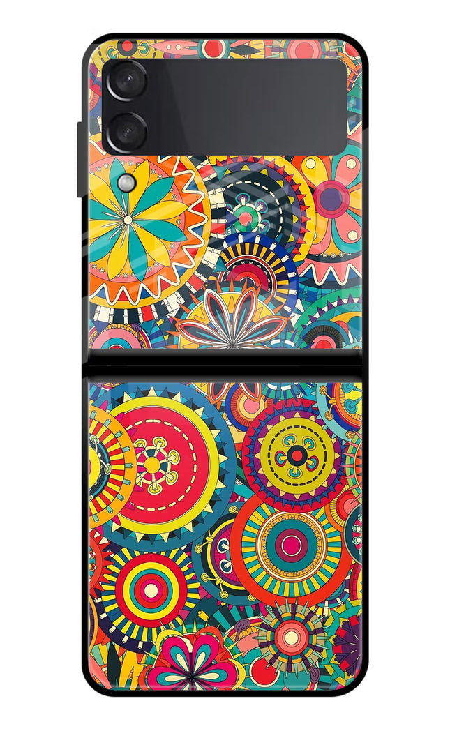 Gol Gol Art Samsung Galaxy Z Flip4 Glass Case Back Cover by Casekaro